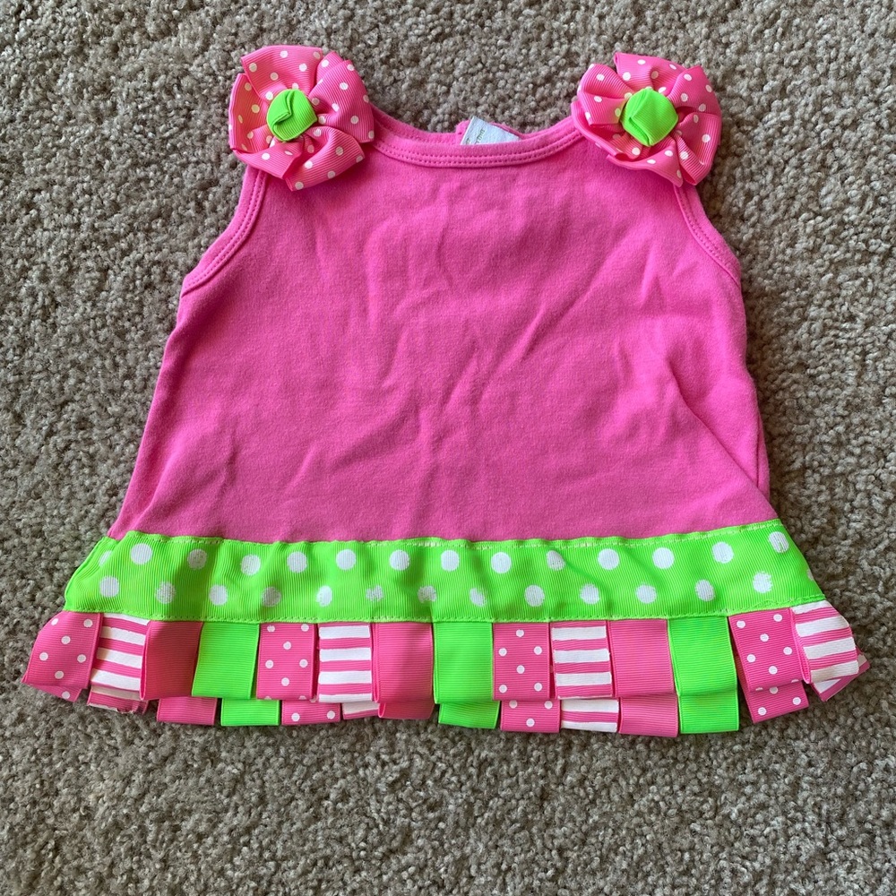 Mudpies top never worn size 12-18 months
